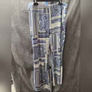 Elegant Paisley Print Women's Pants